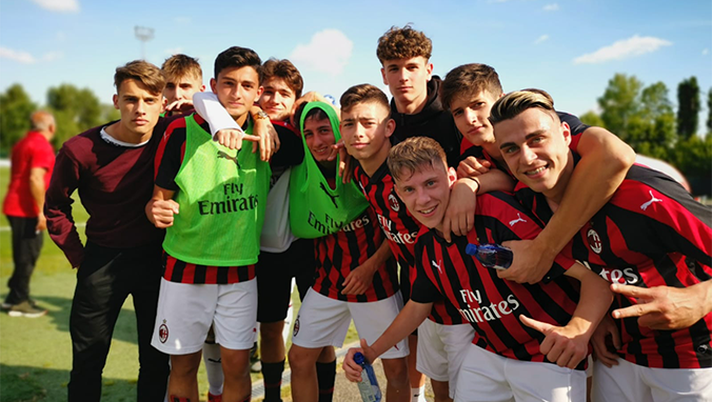 I ragazzi dell'Under 17 del Milan, @acmilan 