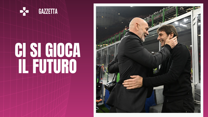 Pioli e Conte allenatori Milan Tottenham