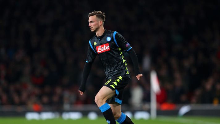 LONDON, ENGLAND - APRIL 11: Fabian Ruiz of Napoli during the UEFA Europa League Quarter Final First Leg match between Arsenal and S.S.C. Napoli at Emirates Stadium on April 11, 2019 in London, England. (Photo by Catherine Ivill/Getty Images) Stroncatura in pagella per Fabian: “Spaurito e irriconoscibile, pare un principiante” - immagine 1