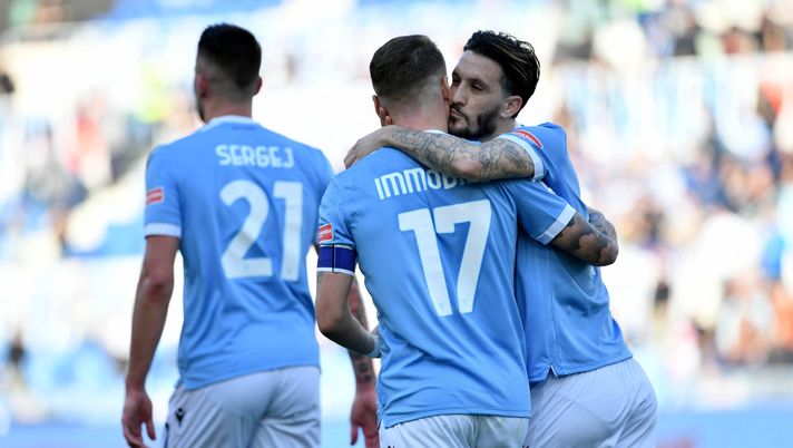 Milinkovic, Immobile e Luis Alberto