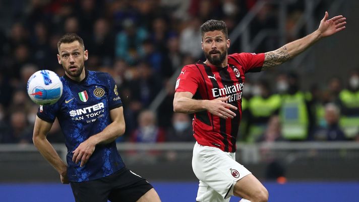de Vrij Giroud derby Inter-Milan 1-2 Serie A 2021-2022