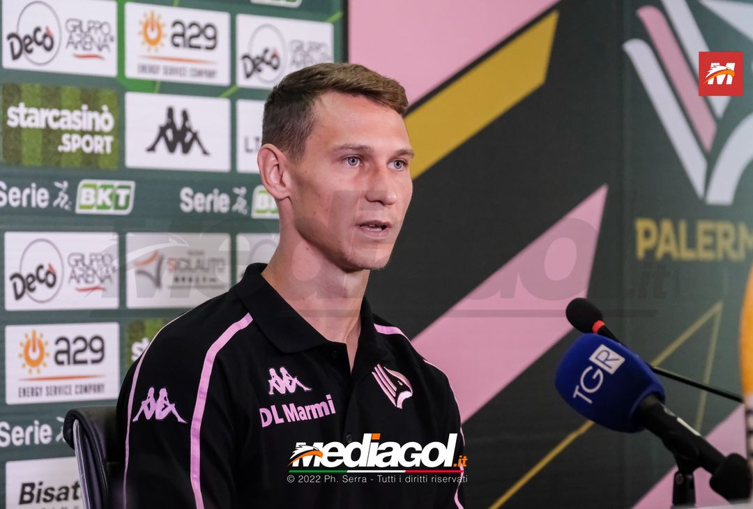 FOTO PALERMO, Leo Stulac presentato in conferenza stampa (Gallery) - immagine 3