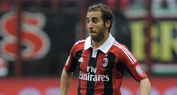 Mathieu Flamini (centrocampista AC Milan) qui con la maglia rossonera nel 2013 | Milan News (Getty Images) Mathieu Flamini AC Milan