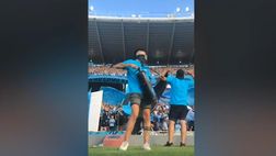 VIDEO / Coreografia pazzesca del Belgrano: lo stadio diventa azzurro