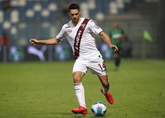  REGGIO NELL'EMILIA, ITALY - SEPTEMBER 17: Josip Brekalo of Torino FC in action during the Serie A match between US Sassuolo and Torino FC at Mapei Stadium - Citta' del Tricolore on September 17, 2021 in Reggio nell'Emilia, Italy. (Photo by Marco Luzzani/Getty Images) 