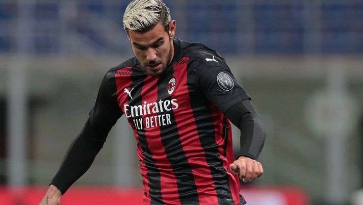 Theo Hernández (difensore AC Milan) qui in Milan-Bodø/Glimt 3-2 (preliminari Europa League 2020-2021) | AC Milan News (Getty Images) 