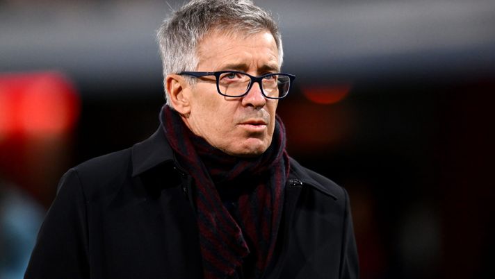 BOLOGNA, ITALY - FEBRUARY 23: Claudio Fenucci, CEO of Bologna FC, looks on prior to the Serie A TIM match between Bologna FC and Hellas Verona FC at Stadio Renato Dall'Ara on February 23, 2024 in Bologna, Italy. (Photo by Alessandro Sabattini/Getty Images) Fenucci (ad Bologna): “Il gol della Roma nel recupero non ci ha rovinato la nottata” - immagine 1