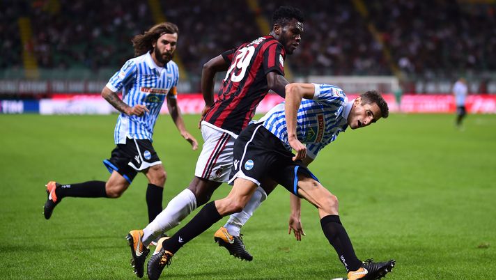 Federico Mattiello e Franck Kessié, Milan-Spal, Getty Images 