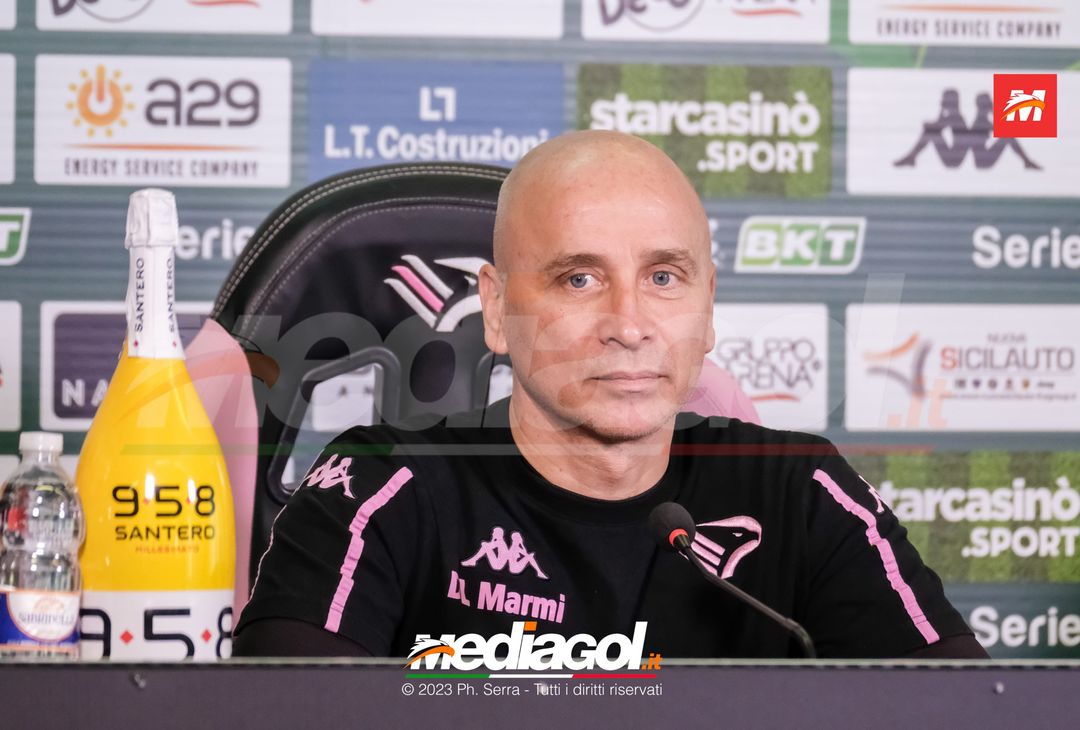FOTO PALERMO, verso la Reggina: Mister Corini in conferenza stampa (Gallery) - immagine 15