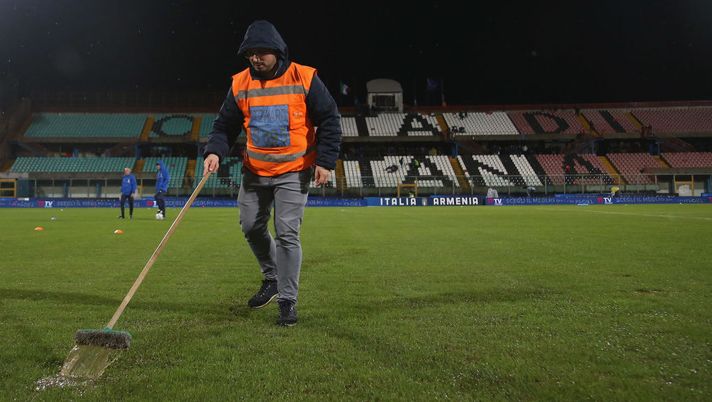 CATANIA, ITALY - NOVEMBER 19: A general view of stadium prior the UEFA U21 European Championship Qualifier match between Italy and Armenia at Stadio Angelo Massimino on November 19, 2019 in Catania, Italy. (Photo by Maurizio Lagana/Getty Images) CATANIA, ITALY - NOVEMBER 19: A general view of stadium prior the UEFA U21 European Championship Qualifier match between Italy and Armenia at Stadio Angelo Massimino on November 19, 2019 in Catania, Italy. (Photo by Maurizio Lagana/Getty Images)