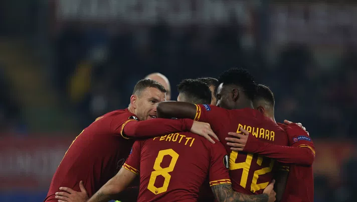 Un'esultanza della Roma (credits: GETTY Images)