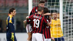 Milan-Verona, i gol di Suso, Romagnoli e Cutrone