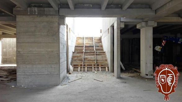  Stadio Filadelfia: le scale per gli spogliatoi (foto Fondazione Filadelfia) 