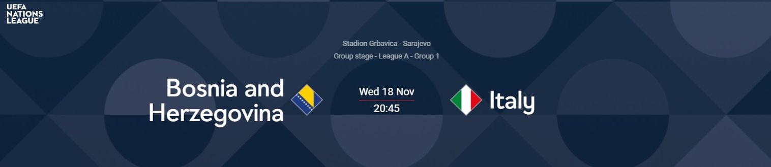 Nations League – Bosnia-Italia 0-2. Il tabellino della gara Nations League – Bosnia-Italia 0-2. Il tabellino della gara