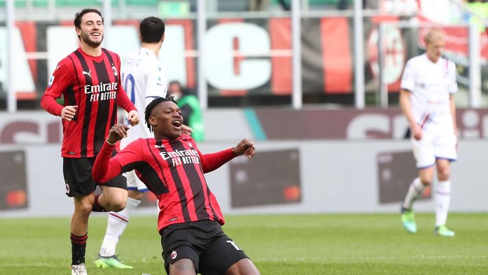 Rafael Leao AC Milan Milan-Sampdoria Serie A 2021-2022