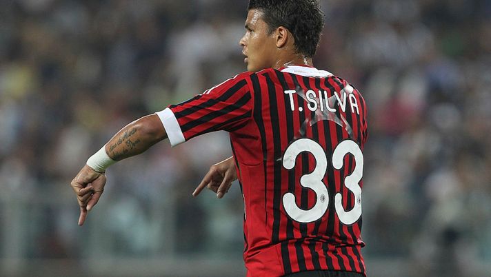 Thiago Silva, qui con la maglia del Milan (Credits GETTY Images) 