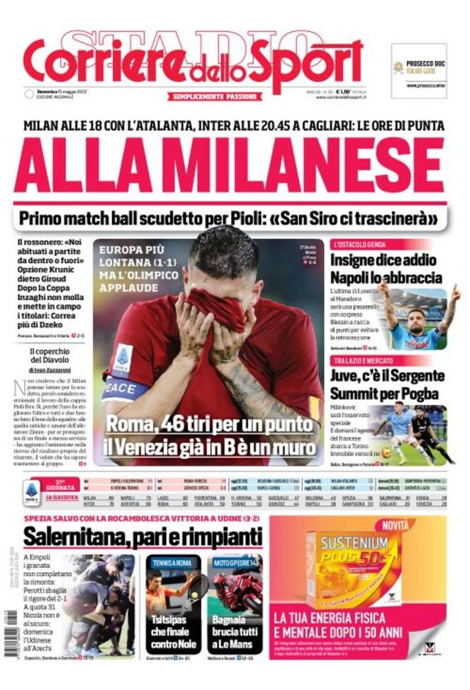 Prima Pagina, Corriere dello Sport: “Alla milanese. Juve, summit per Pogba” - immagine 1