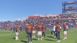 Il Napoli è pronto per la sfida col Cagliari: il riscaldamento degli azzurri