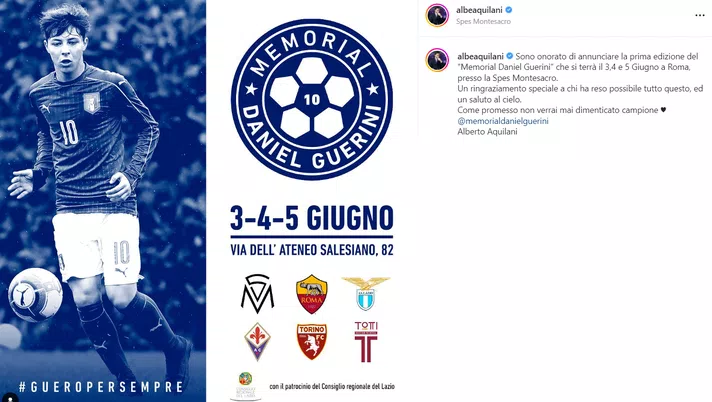 Al via la prima edizione del Memorial Daniel Guerini: ci sarà anche il Torino - immagine 1