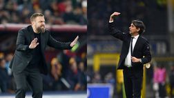 Sky – Verso Roma-Inter, le probabili formazioni: nessuna novità per De Rossi e Inzaghi