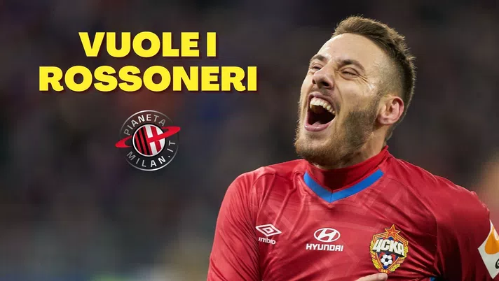 Nikola Vlasic (centrocampista CSKA Mosca), obiettivo di calciomercato del Milan | AC Milan News (Getty Images)