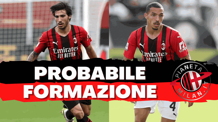 Probabile formazione Milan