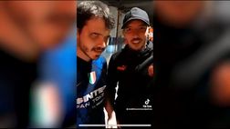 Milan-Inter, Bennacer si intrattiene con un tifoso non vedente | VIDEO