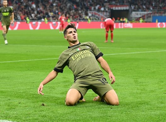 esultanza Brahim Díaz AC Milan Milan-Monza 4-1 Serie A 2022-2023