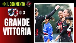 Serie A Femminile, il Milan stende la Sampdoria 3-0: il commento