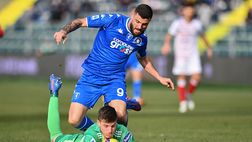 Empoli, Cutrone al portiere del Cagliari Cragno: “Balbuziente di m…”. Poi le scuse