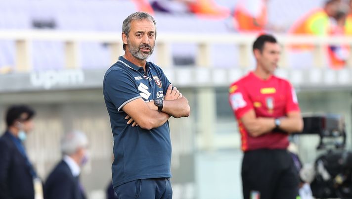 FLORENCE, ITALY - SEPTEMBER 19: Marco Giampaolo manager of Torino FC looks on during the Serie A match between ACF Fiorentina and Torino FC at Stadio Artemio Franchi on September 19, 2020 in Florence, Italy. (Photo by Gabriele Maltinti/Getty Images) FLORENCE, ITALY - SEPTEMBER 19: Marco Giampaolo manager of Torino FC looks on during the Serie A match between ACF Fiorentina and Torino FC at Stadio Artemio Franchi on September 19, 2020 in Florence, Italy. (Photo by Gabriele Maltinti/Getty Images)