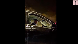 VIDEO Atalanta, Gasperini litiga con alcuni tifosi del Milan e lancia un panino