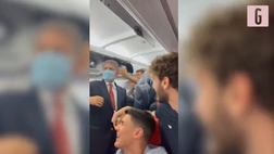 VIDEO Italia, festa azzurra in aereo: Locatelli, Chiesa e Pessina incontenibili