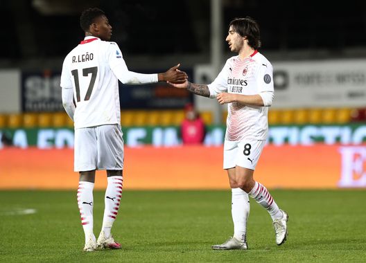 Rafael Leao e Sandro Tonali Rafael Leao e Sandro Tonali