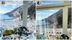 VIDEO / Risveglio e colazione con vista mare per Diletta Leotta e Can Yaman