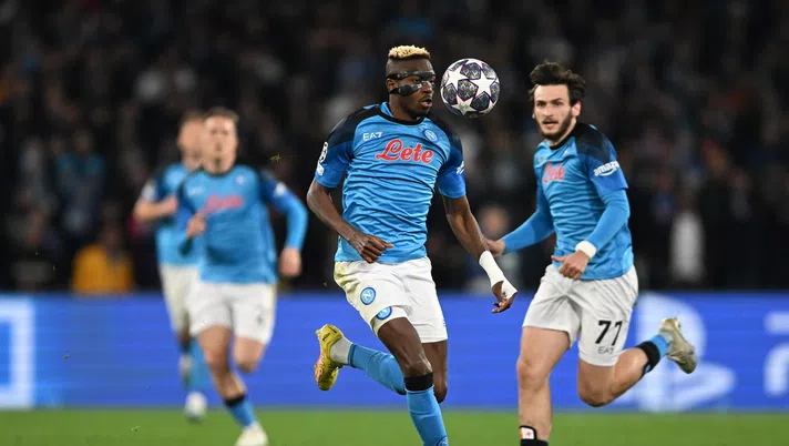Victor Osimhen, attaccante del Napoli (getty images)