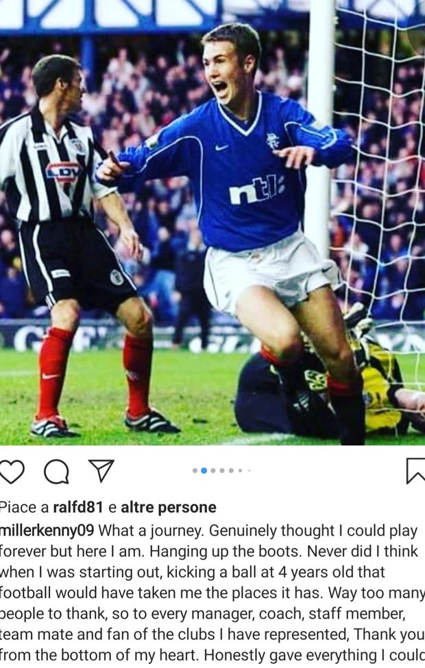 L'addio dal profondo del cuore di Kenny Miller L'addio dal profondo del cuore di Kenny Miller