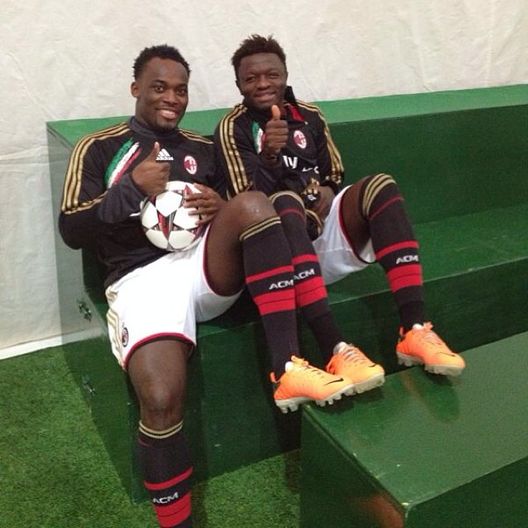 Sulley Muntari e Micheal Essien (www.ghanasoccernet.com) Sulley Muntari e Micheal Essien (www.ghanasoccernet.com)