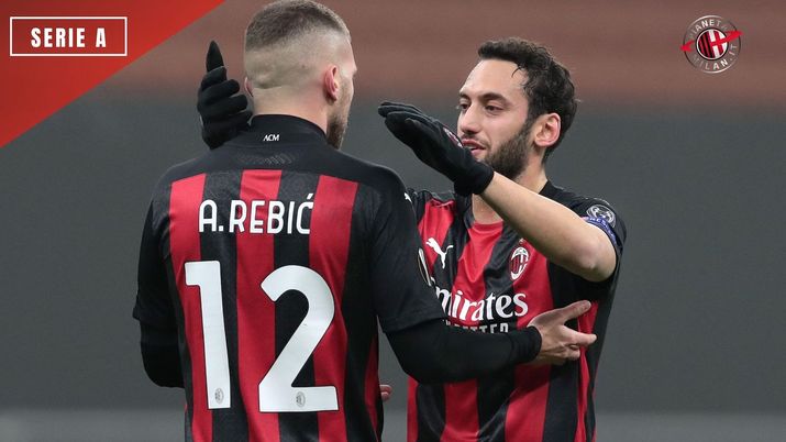Ante Rebic e Hakan Calhanoglu, giocatori del Milan | AC Milan News (Getty Images) 