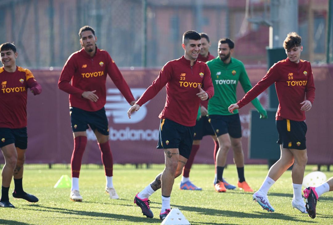 Roma, ripresa in vista dell’Empoli: ok Dybala e Wijnaldum – FOTO GALLERY - immagine 13