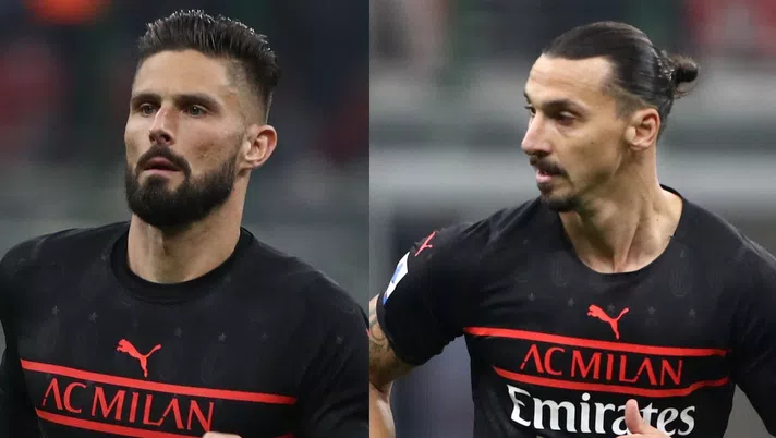 Ibrahimovic Giroud AC Milan