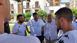FOTO PALERMO, Baldini e Castagni salutano la squadra dopo le dimissioni (Gallery)