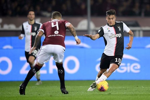  TURIN, ITALY - NOVEMBER 02: Juventus player Paulo DYbala during the Serie A match between Torino FC and Juventus at Stadio Olimpico di Torino on November 02, 2019 in Turin, Italy. (Photo by Daniele Badolato - Juventus FC/Juventus FC via Getty Images) 