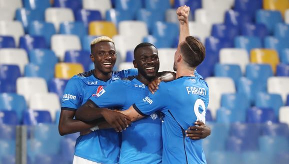 Osimhen, Koulibaly e Fabian (Getty Images) napoli j