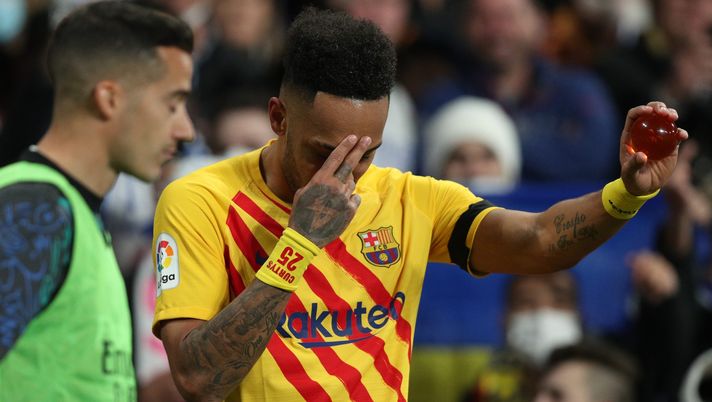 Pierre-Emerick Aubameyang, attaccante del Barcellona ed ex Milan (Getty Images) Pierre-Emerick Aubameyang