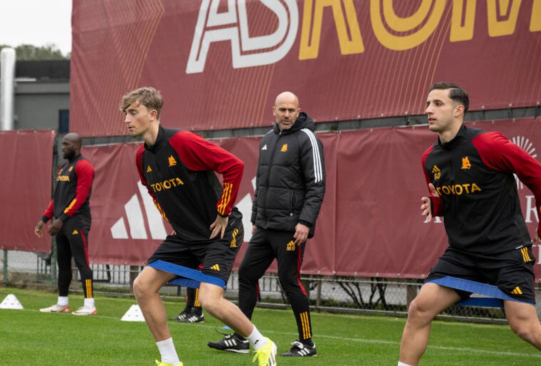 Roma, il secondo allenamento di De Rossi a Trigoria – FOTO GALLERY - immagine 15