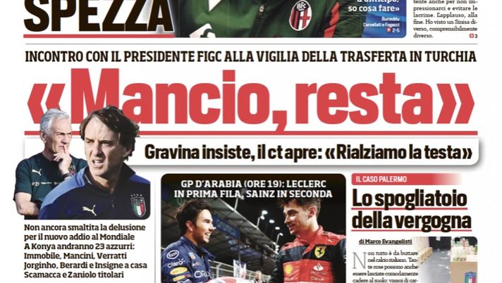 Prima Pagina, Corriere dello Sport: “Il caso Palermo, lo spogliatoio della vergogna” - immagine 1