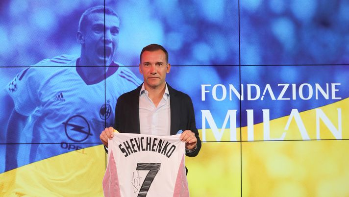 Shevchenko ringrazia la famiglia rossonera per “Ac Milan for Peace” - immagine 1