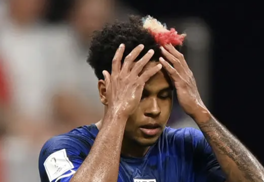Getty Images McKennie che combini: si asciuga le mani usando giacca del fotografo- immagine 2