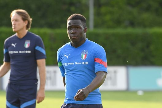 Getty Images Gnonto in ritiro con l'Italia
